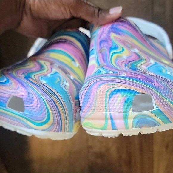 Crocs Multicolored Men's Size 13 - Picture 4 of 5